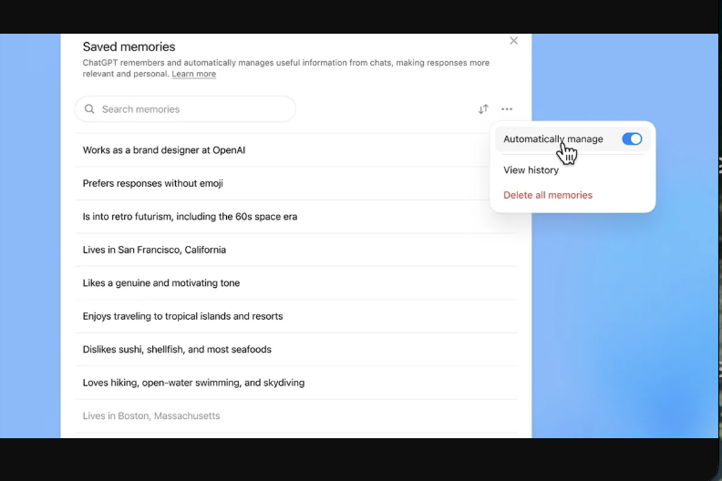 ChatGPT trở nên thông minh hơn nhờ “học cách quên” – bản nâng cấp trí nhớ lớn nhất sắp ra mắt