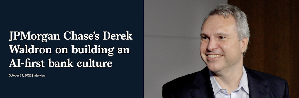 JPMorgan Chase, 180억 달러를 투자하여 AI-first 은행 문화를 구축: 250,000명의 직원이 매일 “AI와 함께 생활”