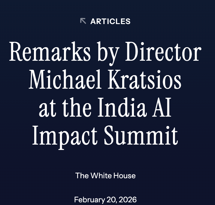 Mỹ tuyên bố “Chủ quyền AI thực sự” tại Ấn Độ: Xuất khẩu AI, bác bỏ quản trị toàn cầu và tung loạt sáng kiến tỷ đô