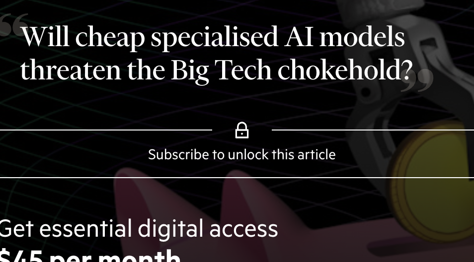 AI chuyên biệt giá rẻ có thể phá thế độc quyền của OpenAI và Anthropic trong doanh nghiệp